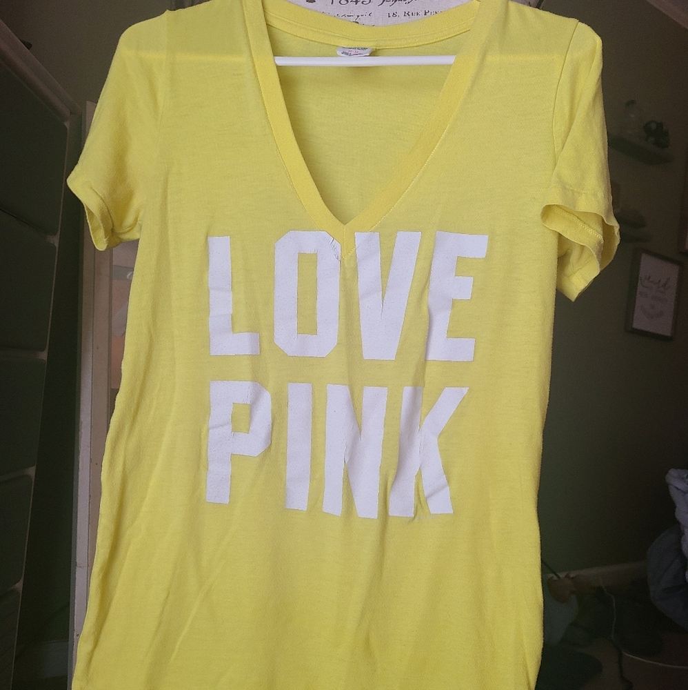 Victoria's secret love pink tshirt